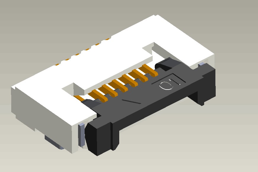 0.5mm Pitch FPC-CONN前掀蓋H1.5