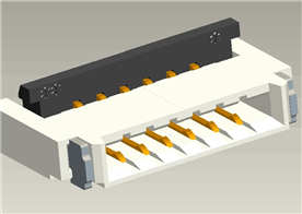 0.5mm Pitch FPC-CONN后掀蓋H1.0